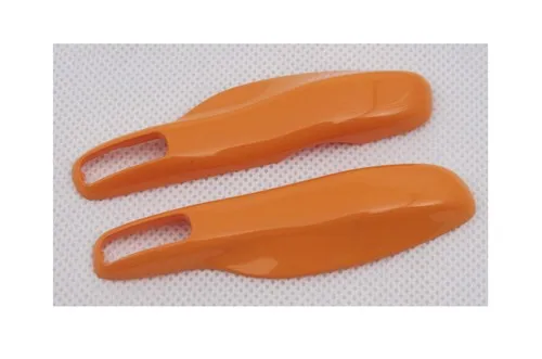 Глянцевый оранжевый чехол для дистанционного ключа с откидной крышкой защитный