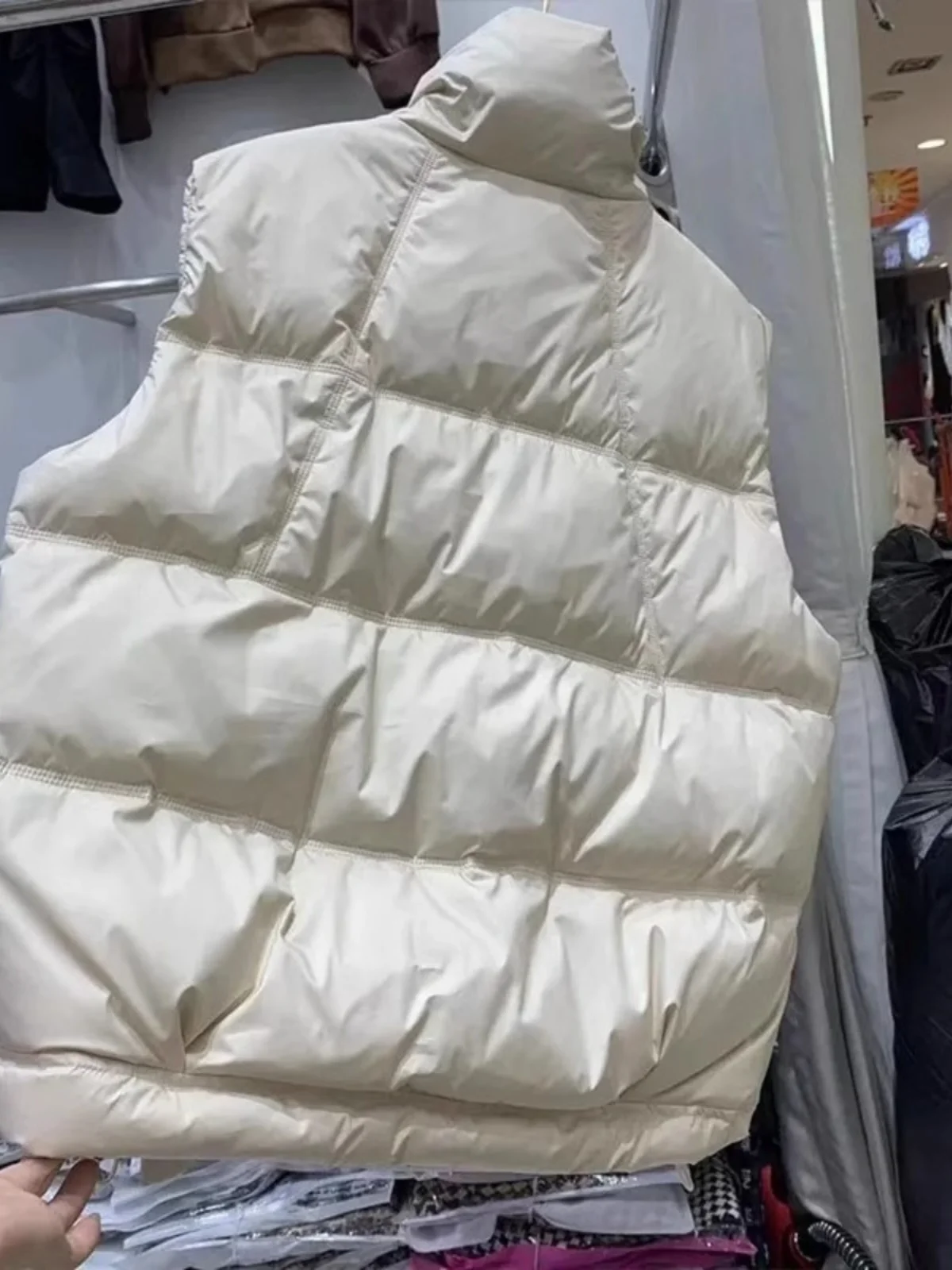 Down Jacket Cotton-padded Clothes Vest Outerwear Women 2024 Autumn and Winter New All-Match Outer Wear Korean Sle Shor...