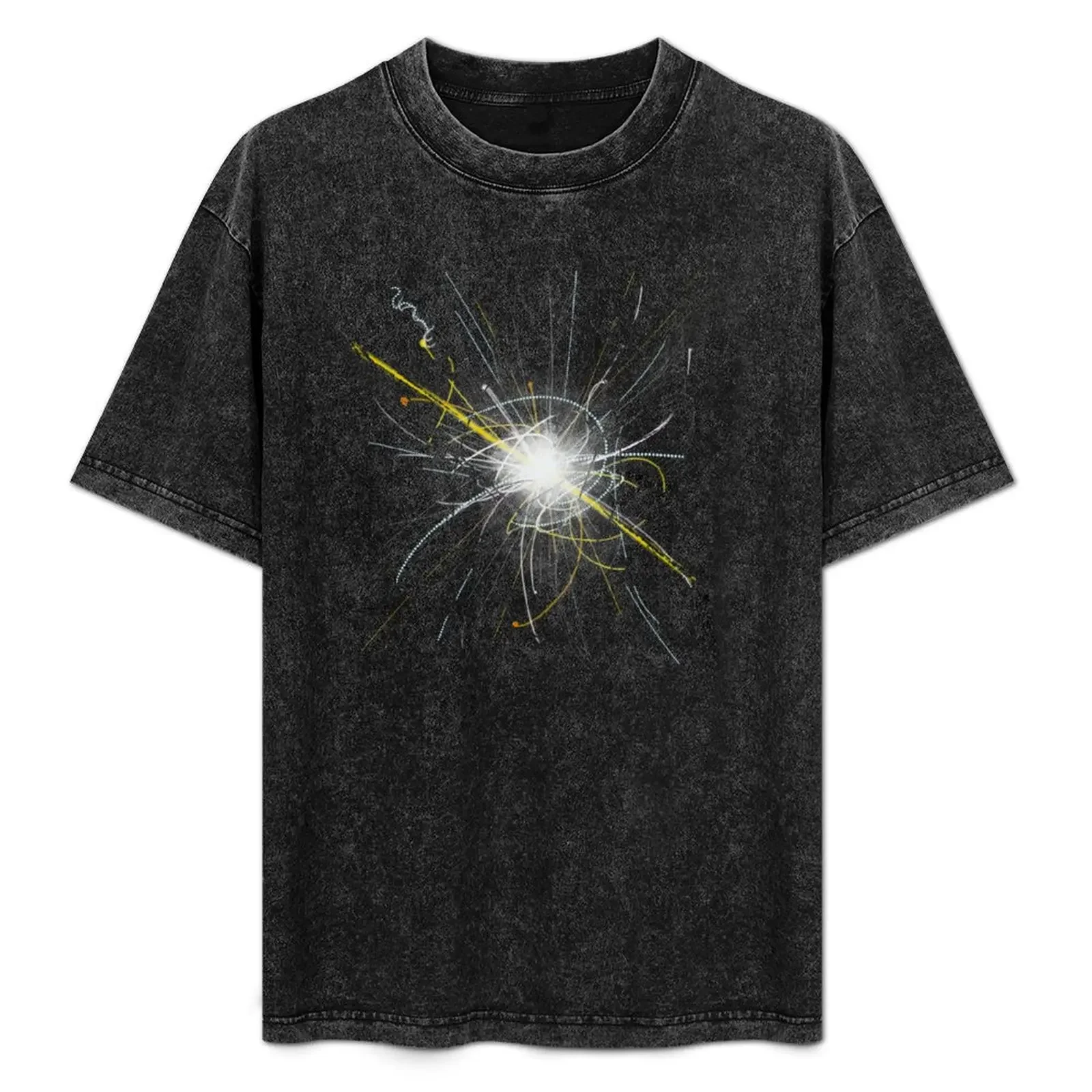 Футболка Higgs Boson винтажная футболка с рисунком дизайнерская для мужчин