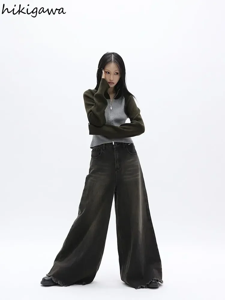 Женский укороченный кардиган в стиле пэчворк