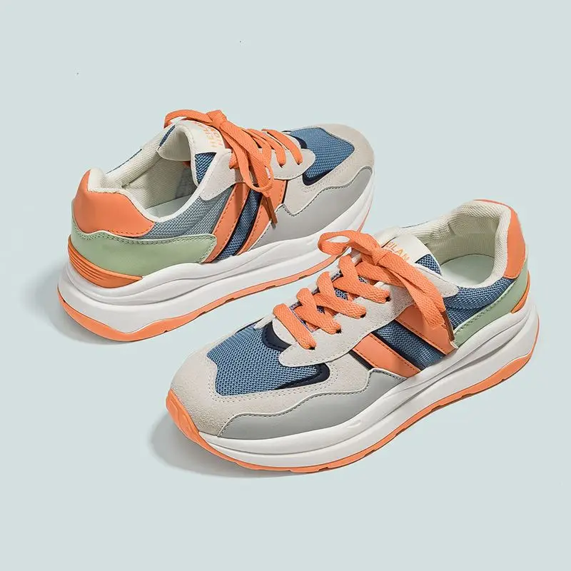 Women's Ultralight Running Shoes Ladies Summer 2023 Female Sneakers Lace-up Casual Mesh Platformed Sneakers Designer Shoes