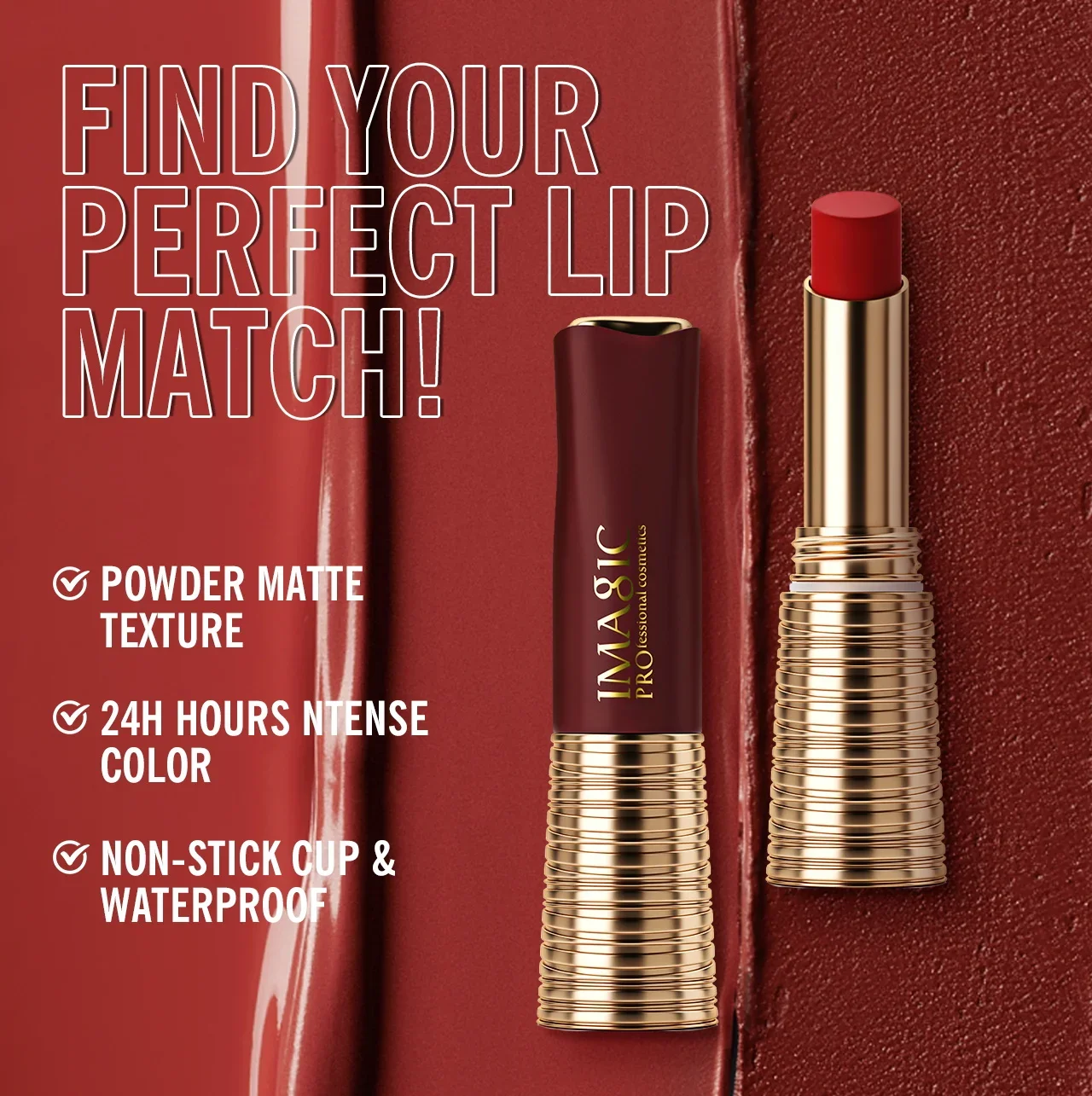 Помада матовая стойкая не оставляющая следов помада водостойкая макияж без