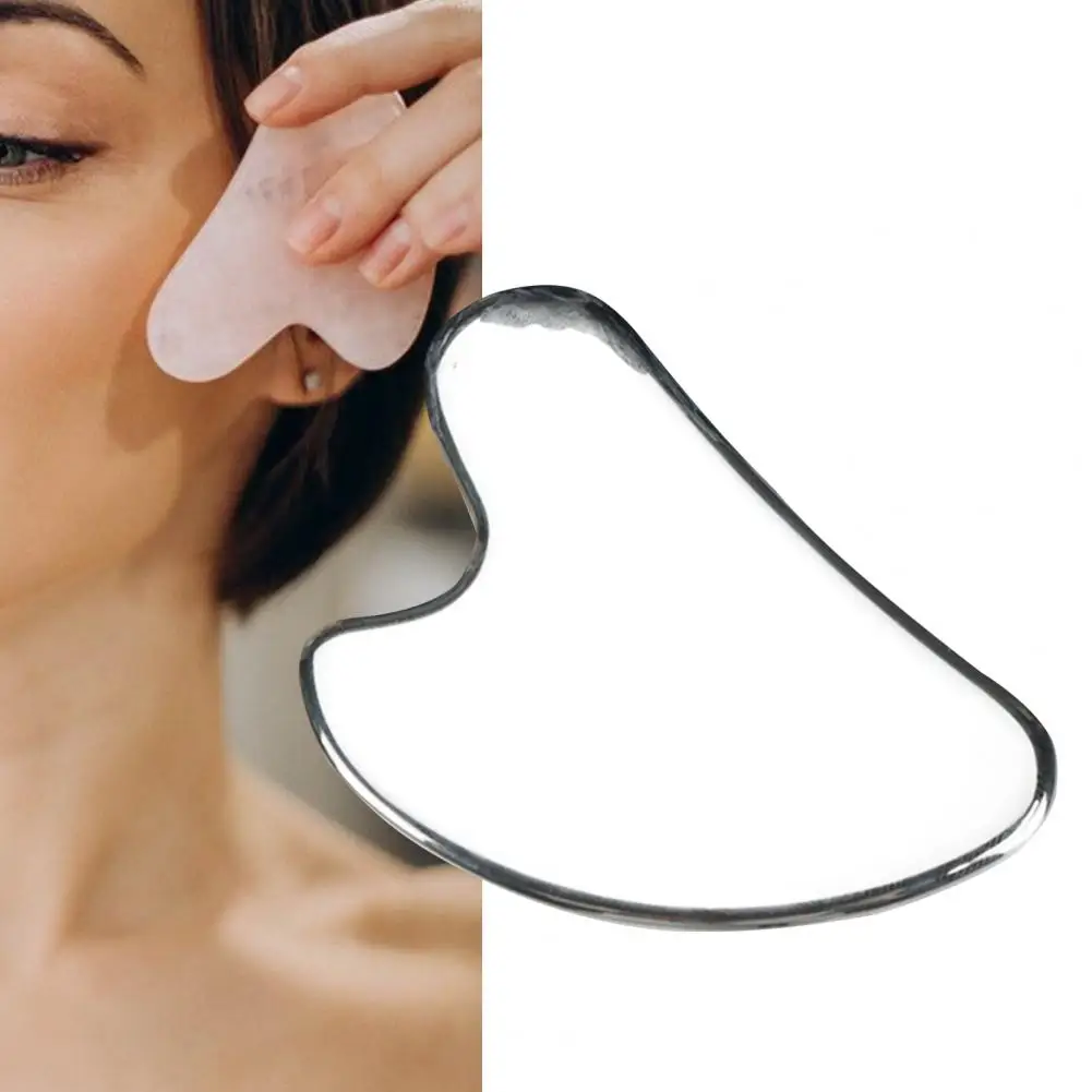 

Meridian Scraping Tablets Promote Circulation Facial Essences Massage Tool Stainless Steel Guasha Board for Adults