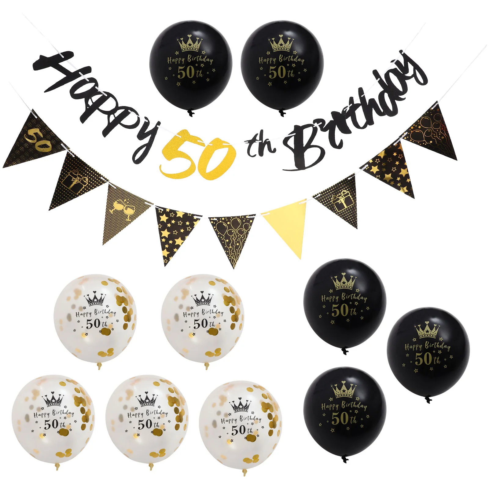 

Merry Birthday Banner Party Decoration Balloon Ballons Decorations Favor LaTeX Happy Decorative Balloons