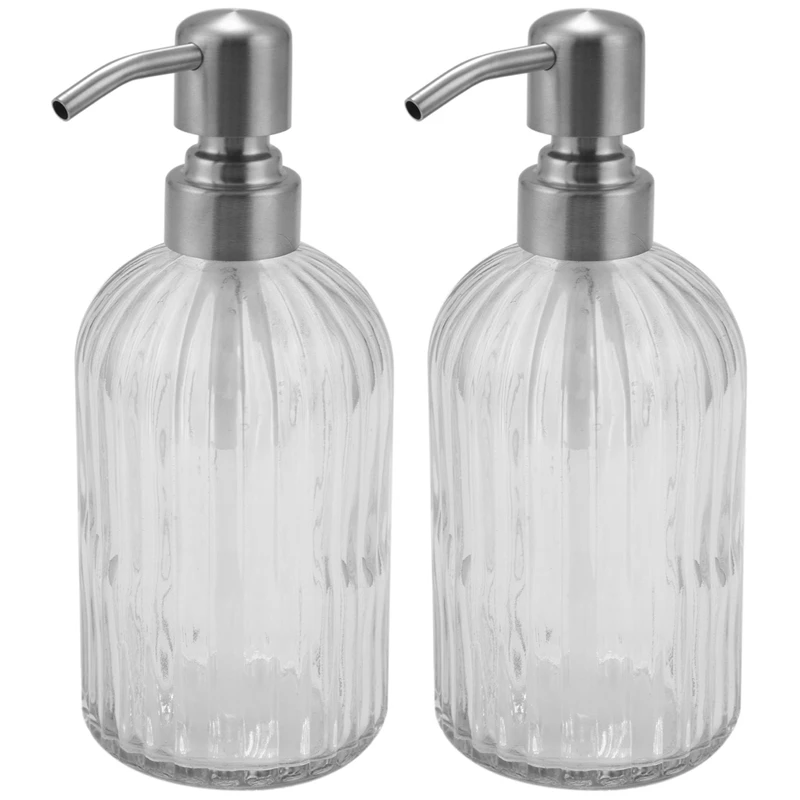

2 шт., дозатор жидкого мыла, из нержавеющей стали