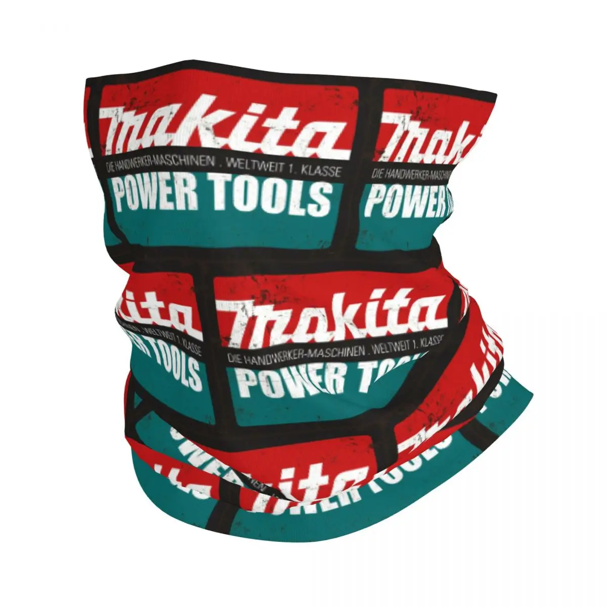 

Винтажные электроинструменты Makitas, бандана на шею, гетры для пеших прогулок, бега, женский и мужской шарф, обогреватель повязки на голову
