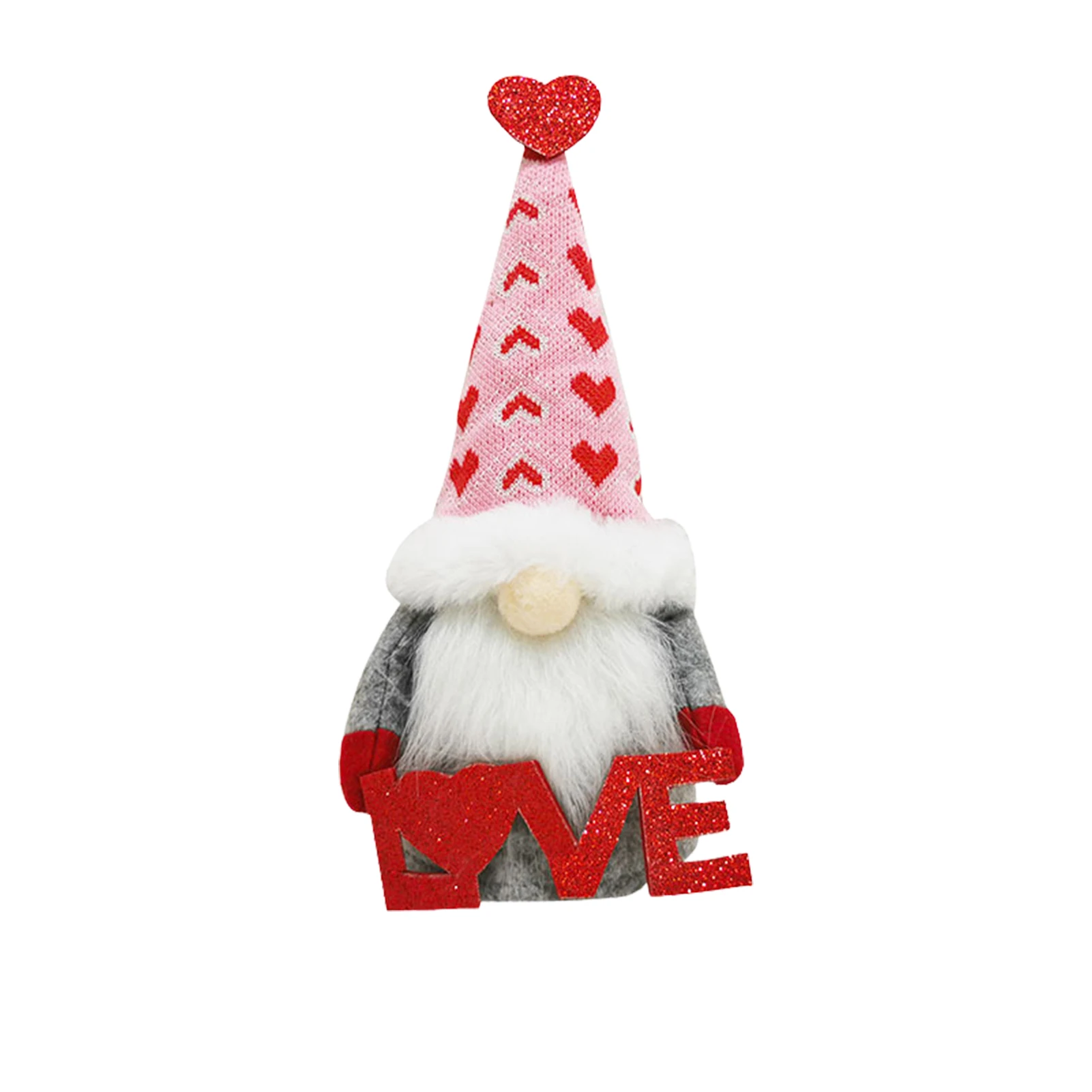 

Гном ручной работы на День Св. Валентина, безлицевая кукла, плюшевые игрушки, Шведский гном томте, гном, искусственные подарки для подруги, ж...