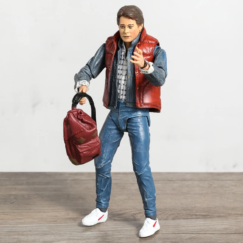 

NECA Назад в будущее Марти Мак Летающая фигурка модель игрушка подарок Коллекционная фигурка