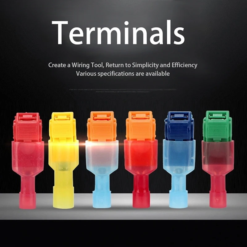 10 шт. Быстрый обжимной Кабельный соединитель защелкивающийся зажим проводной