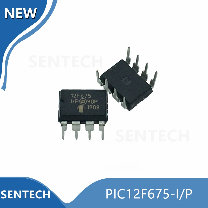 

5PCS/LOT New and original PIC12F675-I/P 12F675-I/P Into the DIP8 Micro controller IC Electronic components MCU microcontroller