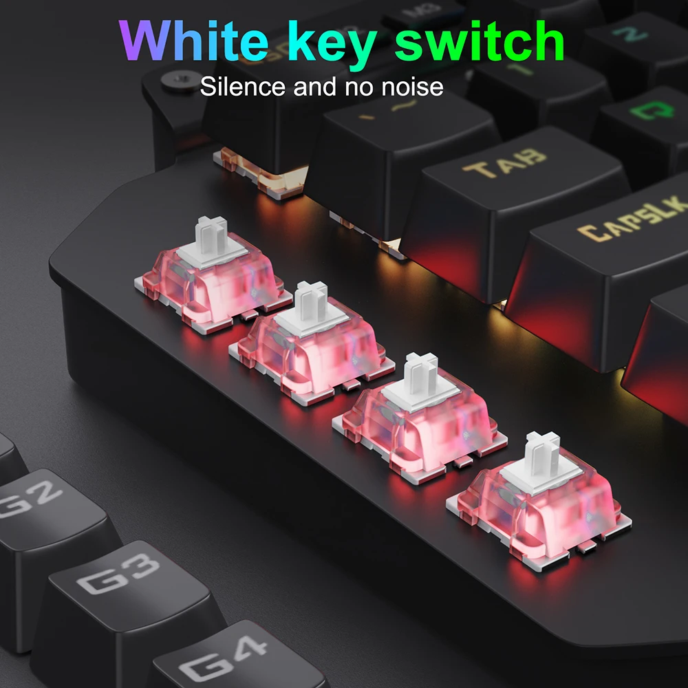 44 keys usb wired left hand keyboard single hand keyboard mechanical keypad game keyboard for mobile tablet laptop pubg game lol free global shipping