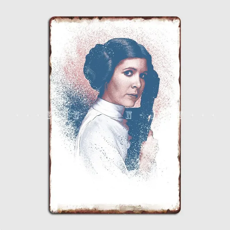 Винтажная принцесса Leia металлическая вывеска настенный паб гостиная винтажная