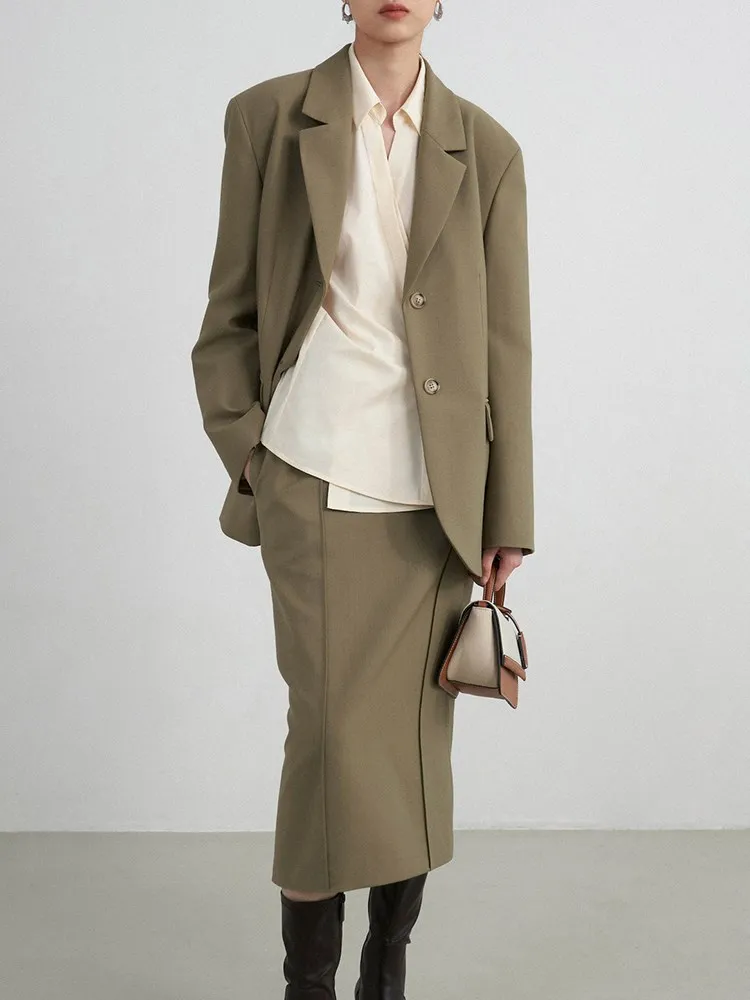 Рисунок 6 - Женский блейзер с отложным воротником