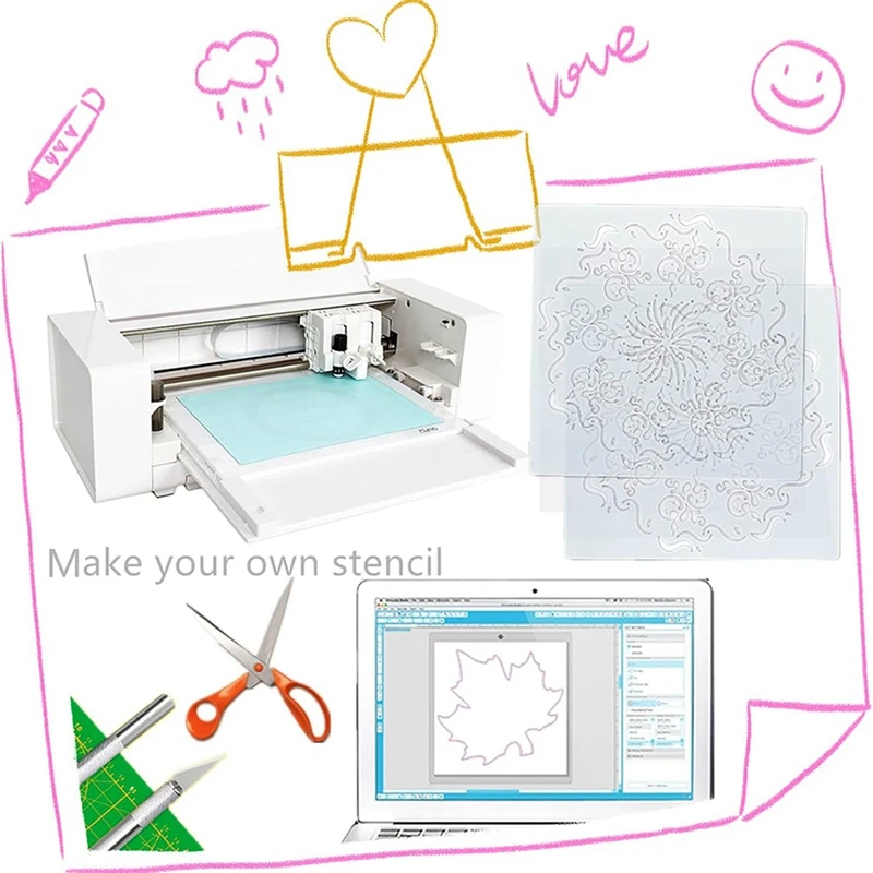 12 листов 10 мил майларовый лист х дюймов молочный полупрозрачный ПЭТ пустой