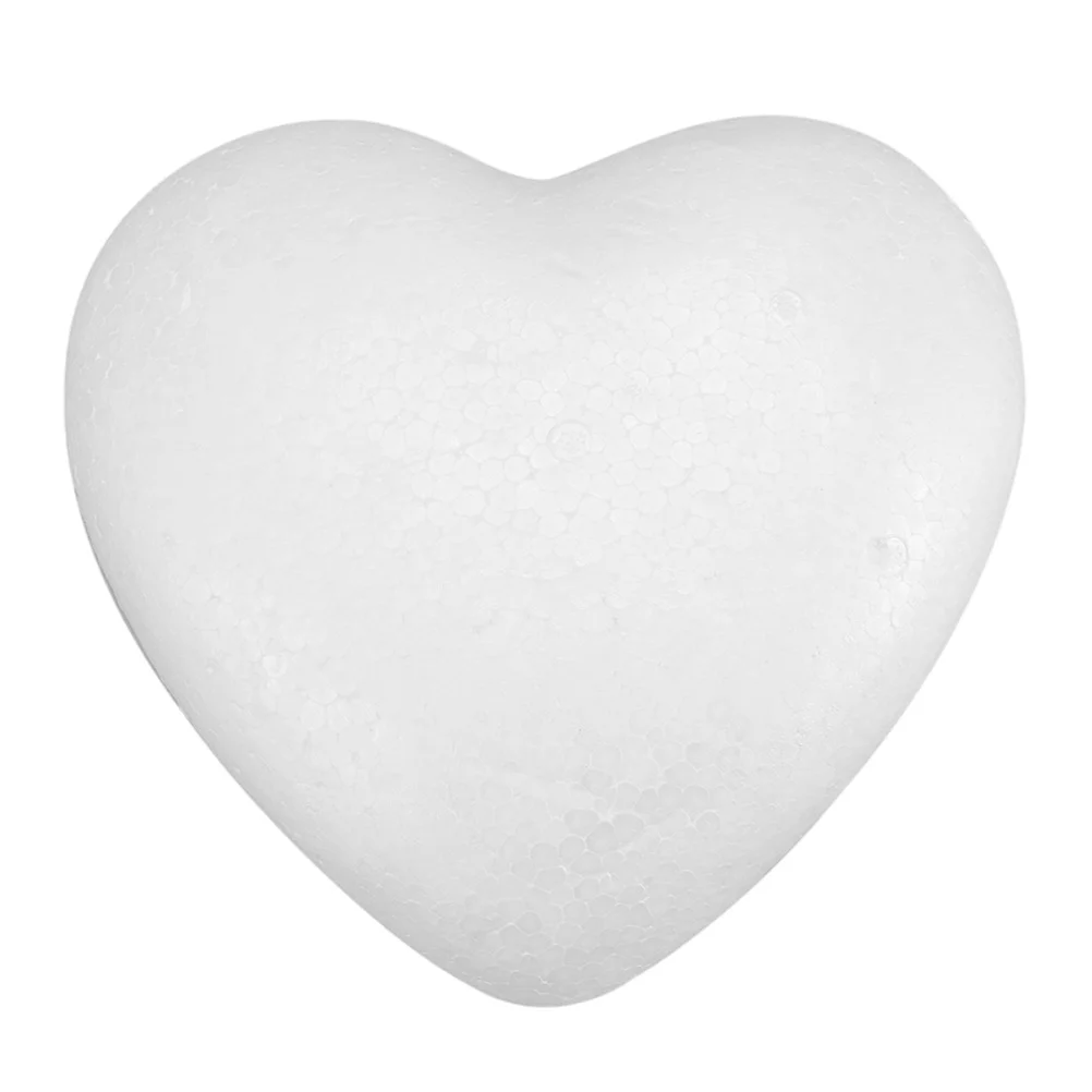 

Heart Styrofoam Polystyrene Craft Wedding Shapes Hearts White Dummy Cake Shape Craftsfloral Christmasmodelingarranging Diy Party