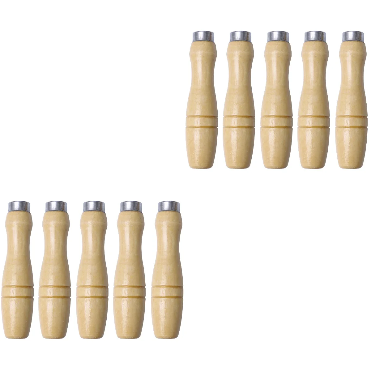 

10 pcs Wooden Handle for File Cutting Tool Craft - 4.8MM Inner Hole