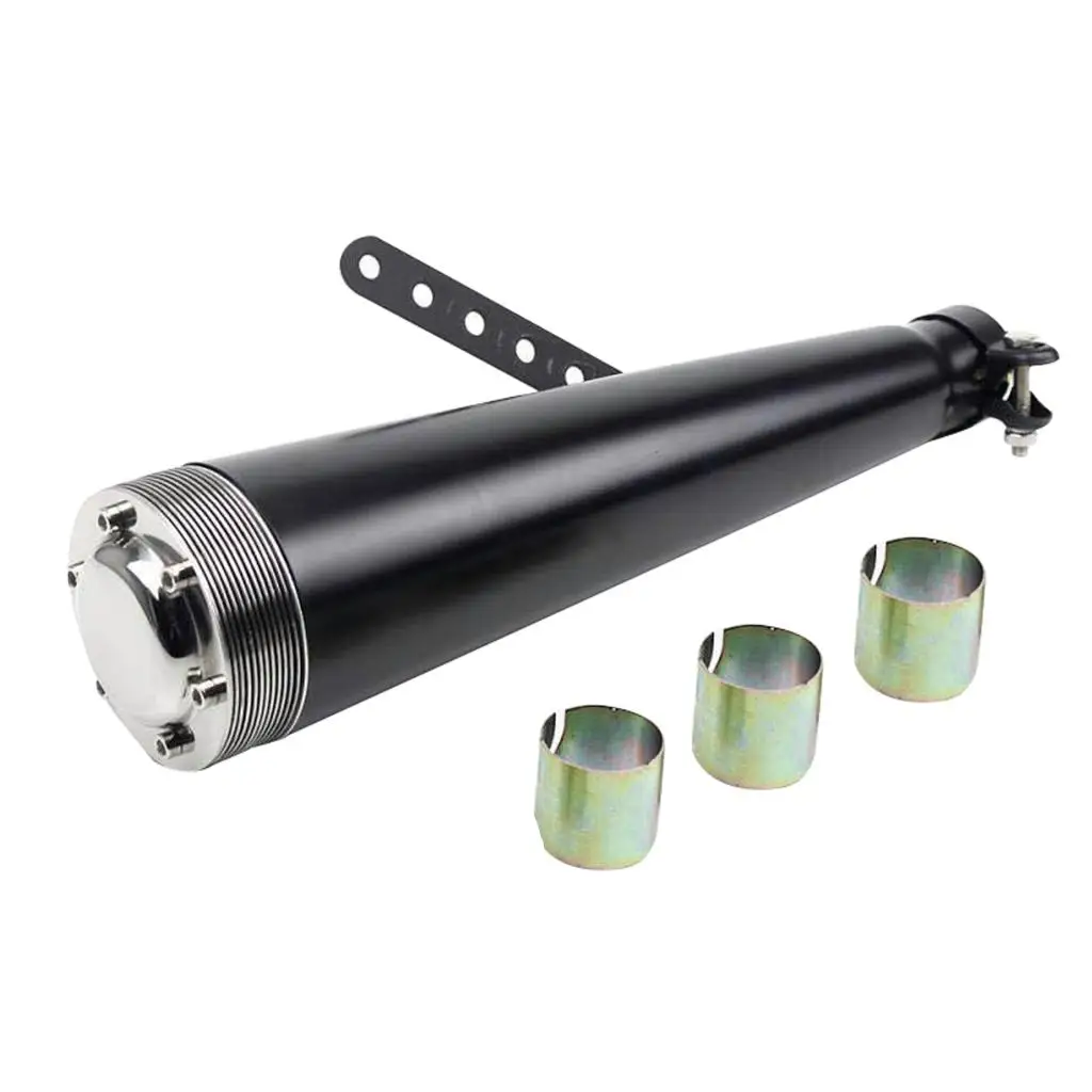 

Durable Stainless Steel Motorcycle Exhaust Pipe Black for