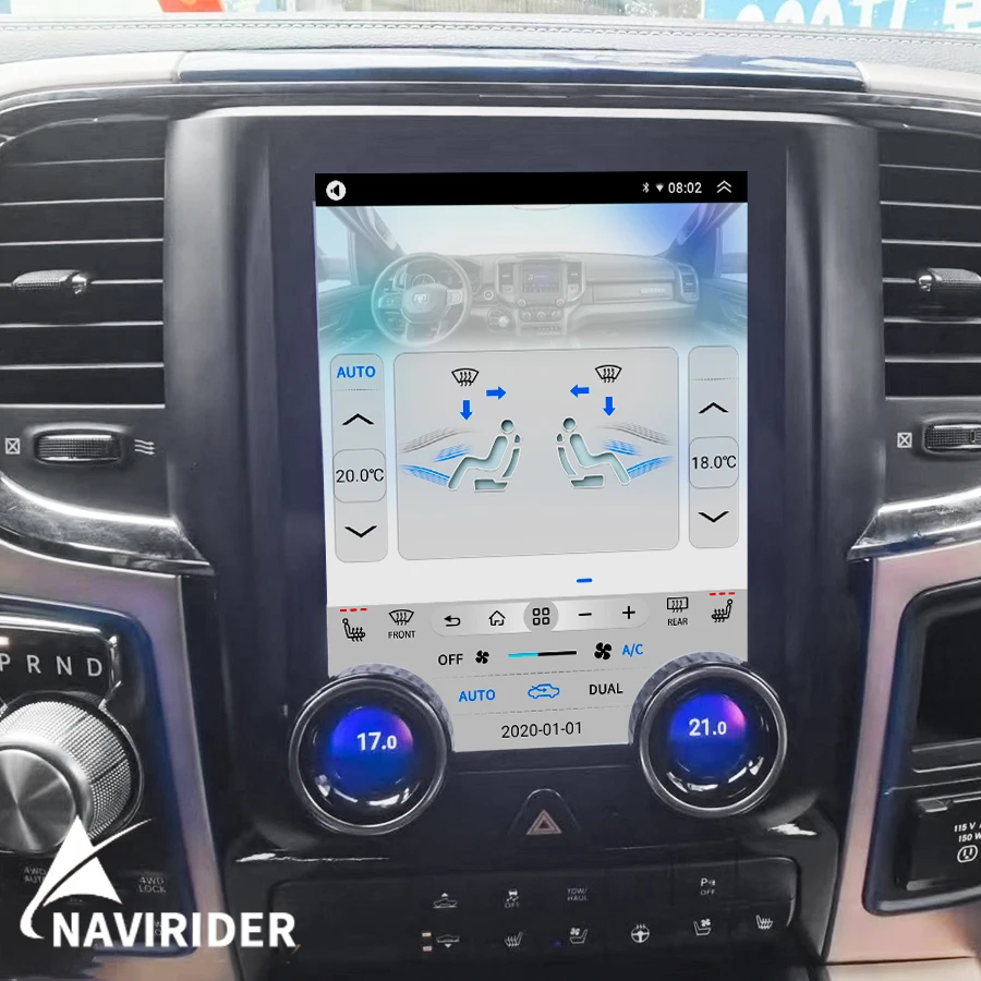 Android 13 для Dodge Ram 1500 2500 3500 2013 2014 2015 2016 2017 2018 экран Tesla автомобильный радиоприемник