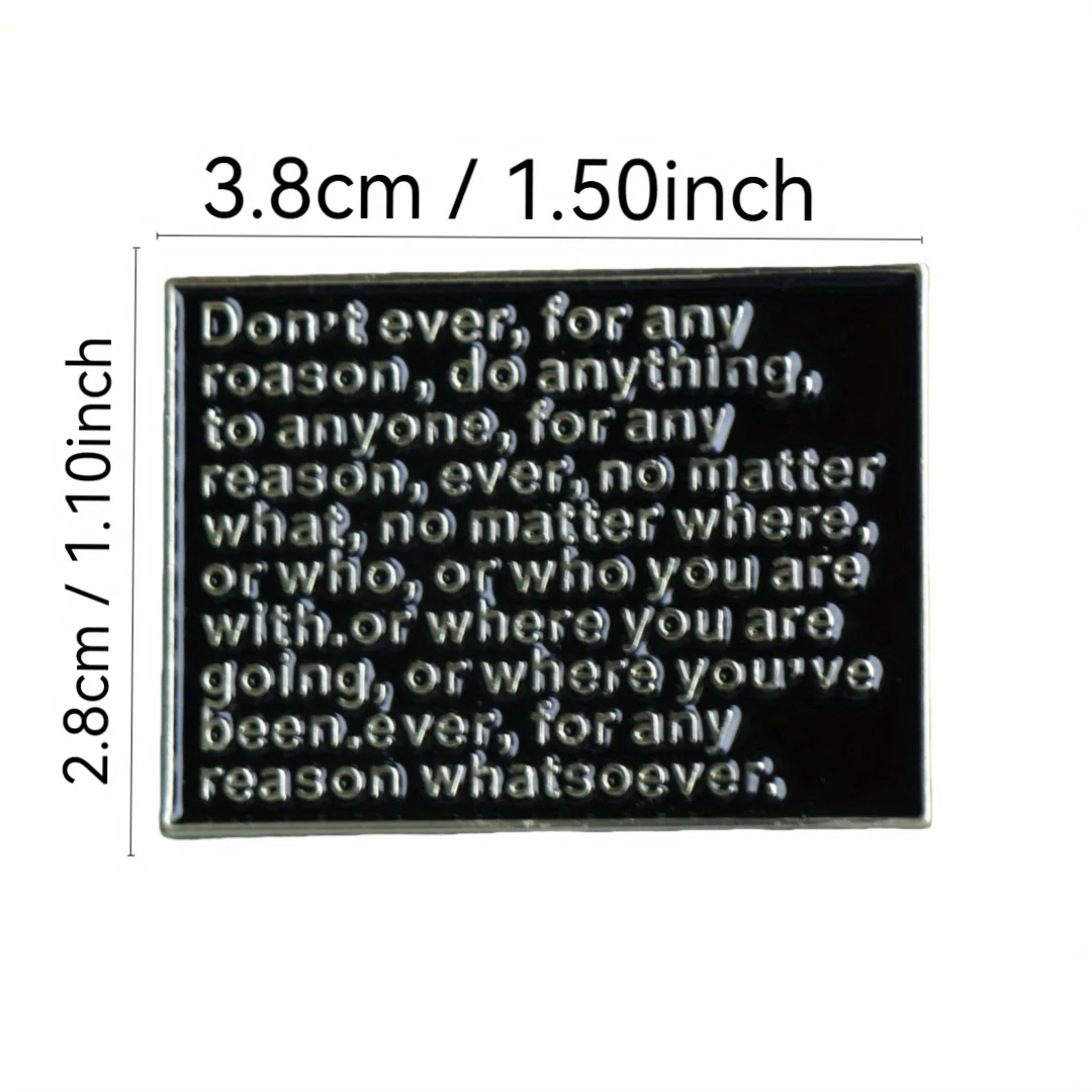 Интересная индивидуальная фраза эмалированная булавка креативный значок на