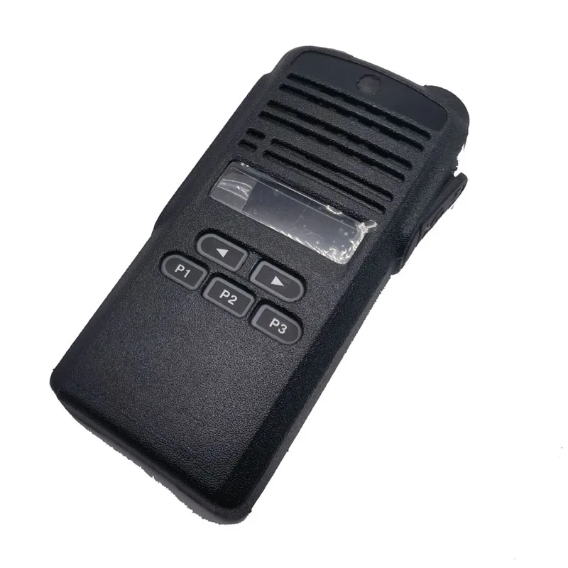 Set Front Panel Cover Housing Case with Volume Knobs Keyboard PTT for Motorola EP350 CP1300 CP130 Radio Accessories Repair Kits