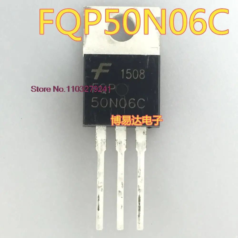 

20 шт./партия FQP50N06 50N06 50A/60V TO-220 FQP50N06C