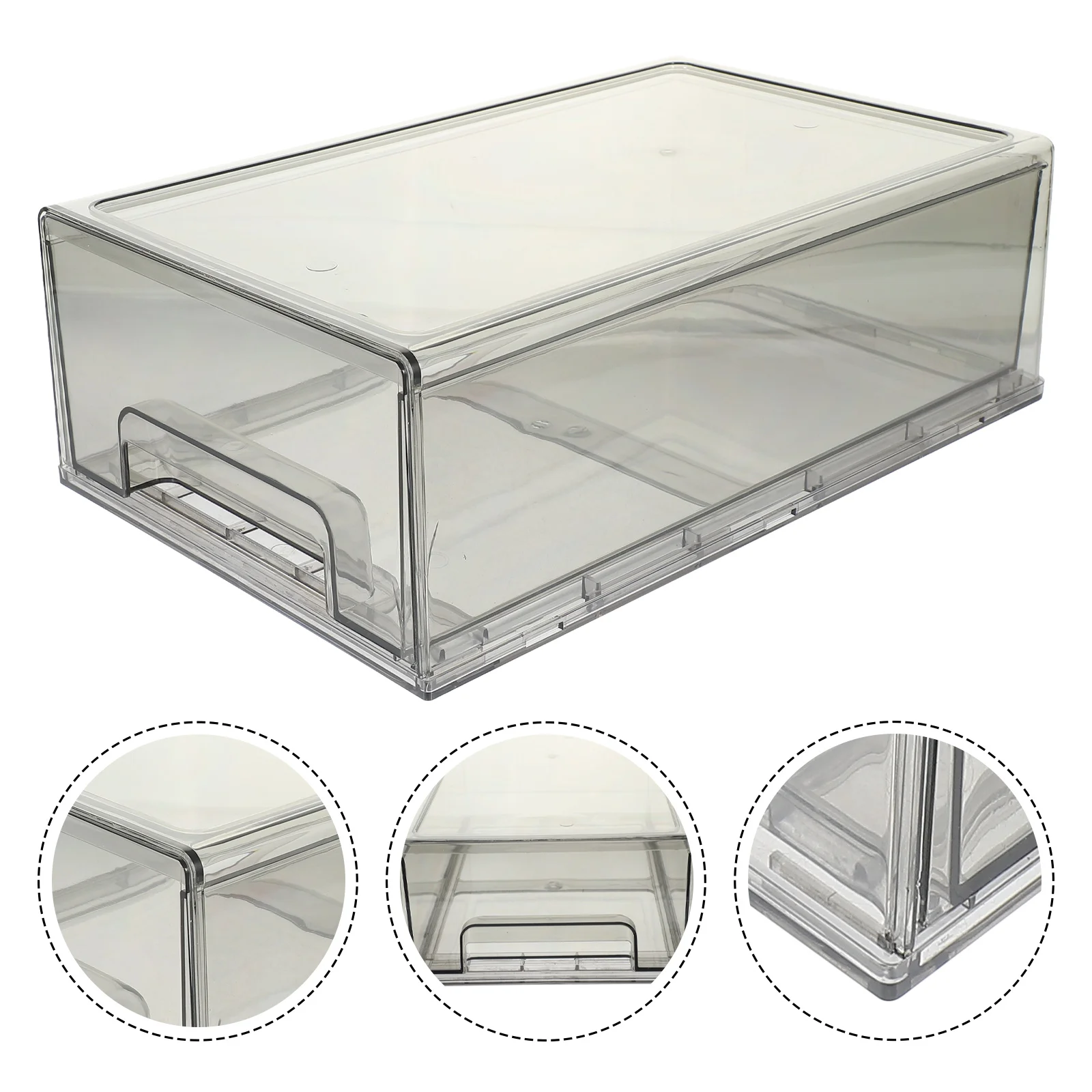 

Storage Organizer Clear Storage Bin Fruit Storage Container For Fridge Fridge Organizer Drawer for Daily Storage Fridge Home