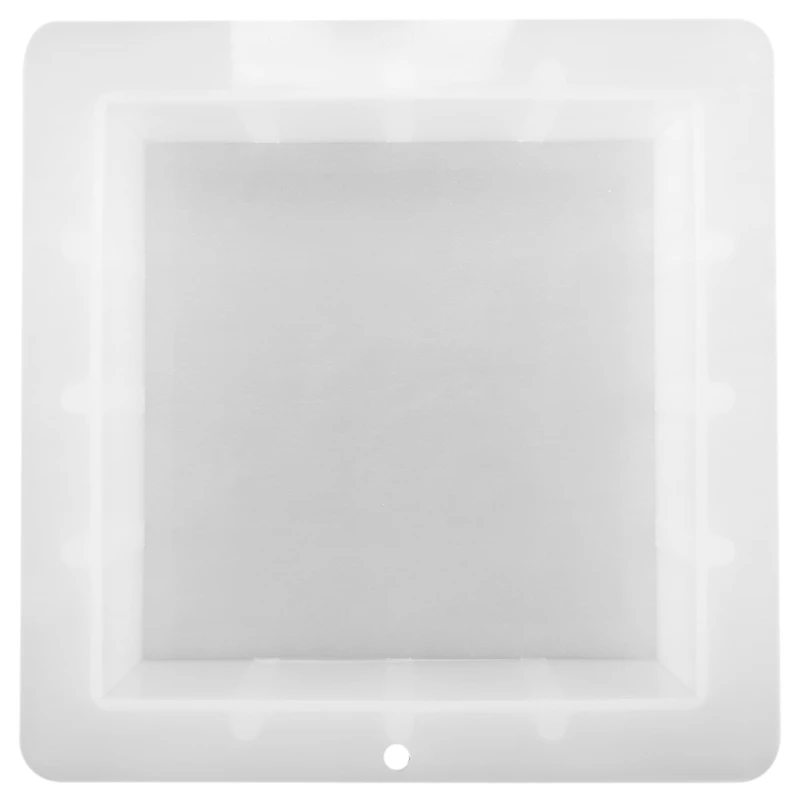 

Square Square 6 Inch Soap Silicone Loaf Mold White Slab Mould Resin Cement DIY Handmade Bar Soap Swirl Making Tool