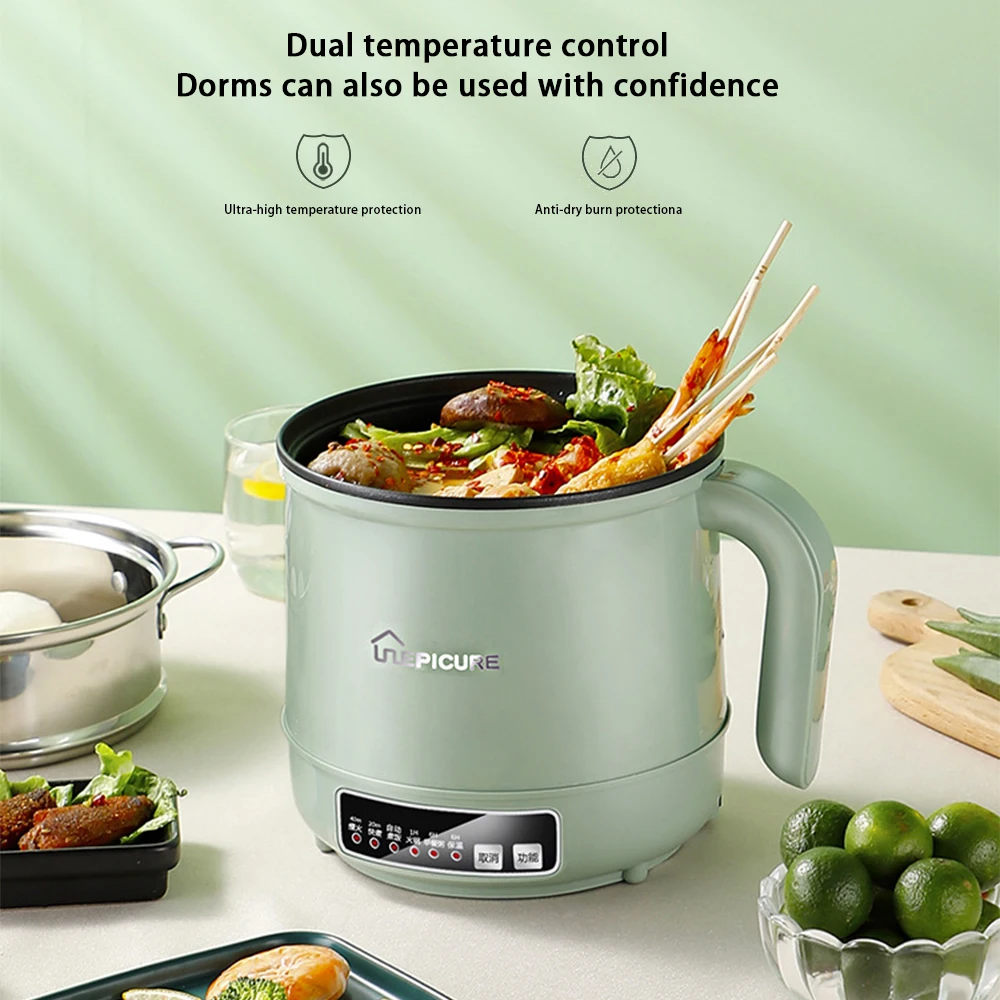 

1.7l Single/Double Non-stick Cooker Smart Rice Cooker Multifunctional Mini Electric Cooker Hot Pot High Quality Kitchen Supplies