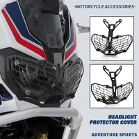 motorcycle lamp protector for honda crf1000l africa twin adventure sports 2017 2018 2019 2020 2021 headlight grille cover guard