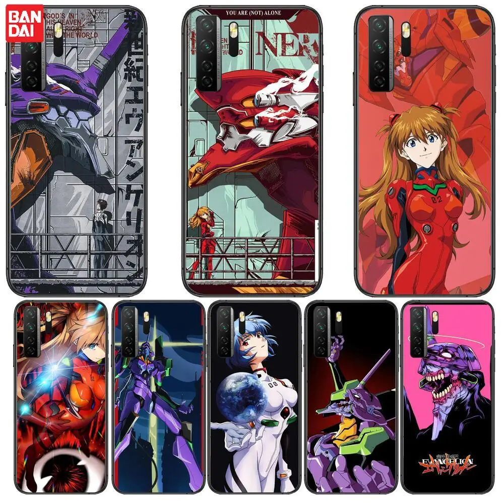 

Genesis Evangelion Black Soft Cover The Pooh For Huawei Nova 8 7 6 SE 5T 7i 5i 5Z 5 4 4E 3 3i 3E 2i Pro Phone Case cases