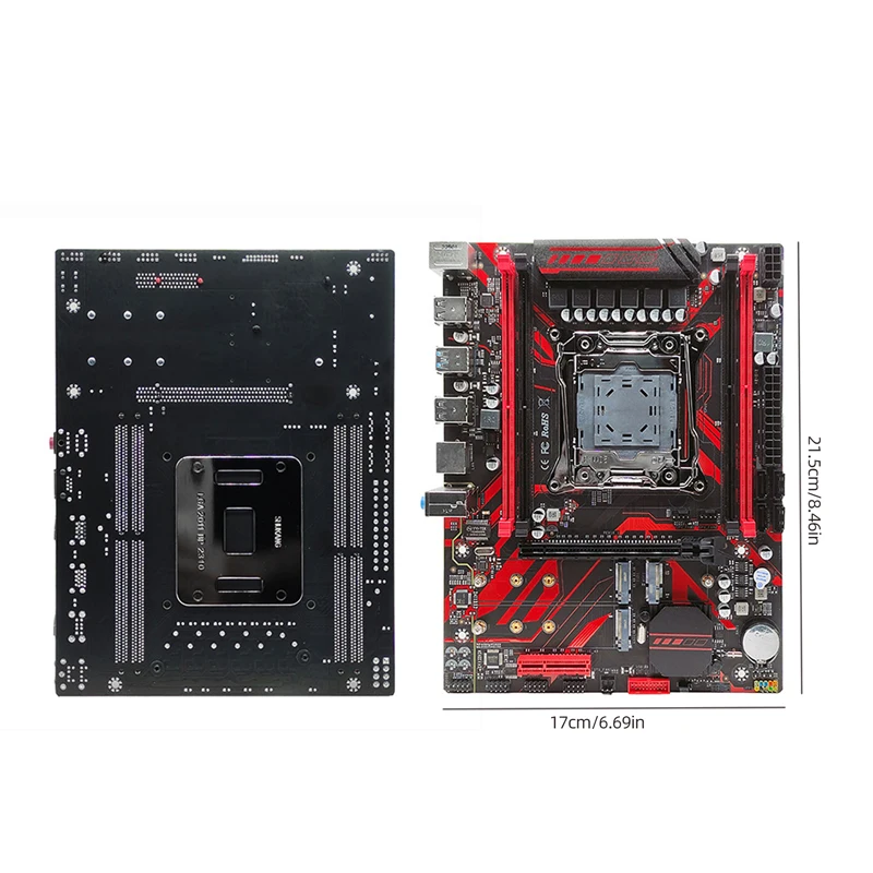 Материнская плата x99 LGA2011-3 с поддержкой DDR4 ECC RAM, память 64 Гб xeon E5 CPU Gigabit wifi интерфейс NVME M.2 Материнские платы для ПК (art.: 3920c242a070f) - 3920c242a070f