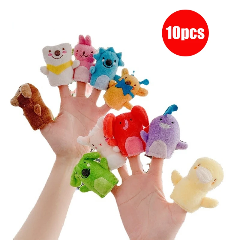 

10 шт., Мультяшные мягкие бархатные куклы