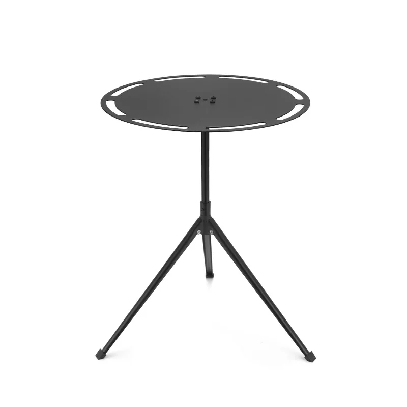 

Portable outdoor expandable round table aluminum alloy detachable storage rack