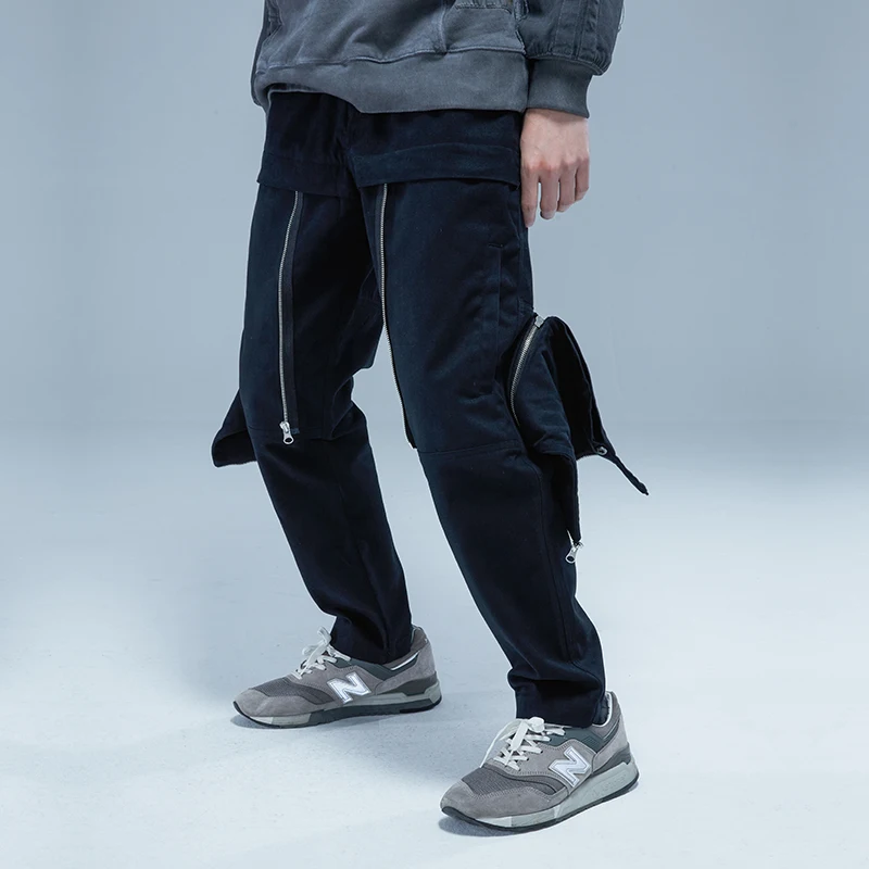 ENSHADOWER 21SS Techwear Overalls Men's Fashion Brand Removable Pocket Sports Trousers Loose Casual Pants cyberpunk darkwear