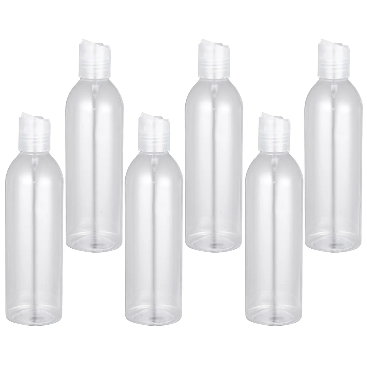 

6 Pcs Liquid Travel Containers Skin Care Products Portable Bottles Plastic White
