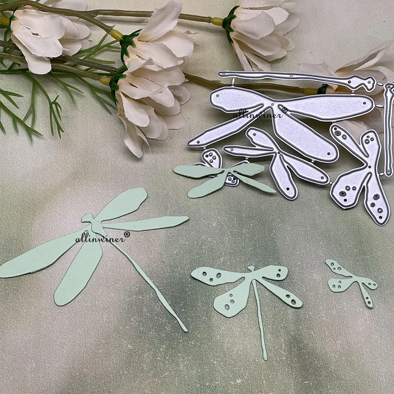 

New Dragonfly decoration DIY Craft Metal Cutting Die Scrapbook Embossed Paper Card Album Craft Template Stencil Dies