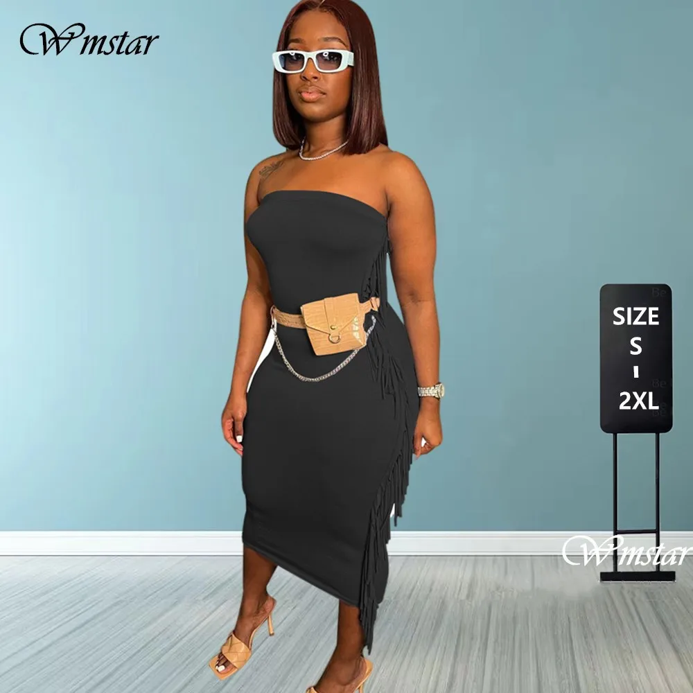 Summer Dresses Clothing Women Solid Sleeveless Bodycon Stretch Cute Sexy Casual Maxi Dresses New Style Wholesale Dropshipping