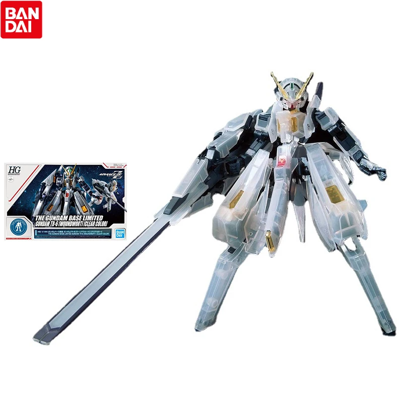 

Bandai Gundam Model Kit Anime Figure HGUC AOZ TR-6 Woundwort Clear Color Genuine Gunpla Action Toy Figure Toys for Children