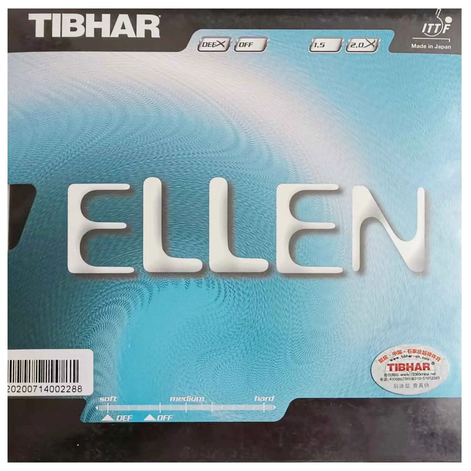 

Original Tibhar ELLEN table tennis rubber arc-proof rubber defense for table tennis racket blade racquets good control