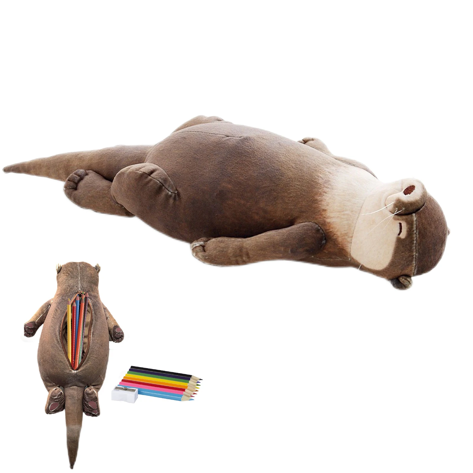 

Подставка под запястье, коврик на запястье, 18,9 дюйма, милые выдры, бархатный Подставка под запястье, моющаяся клавиатура, мышь, подставка под...