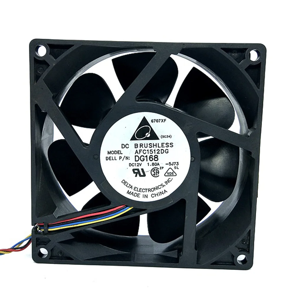 

Cooling Fan for Delta 150mm AFC1512DG 15cm 15050 12V 1.80A Fan for 490/690 P/N:PG168 Server Inverter, Plastic Frame
