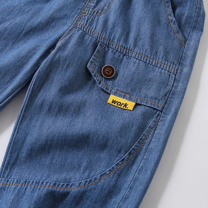 2024 весенне-осенние модные повседневные брюки для мальчиков с защитой от комаров