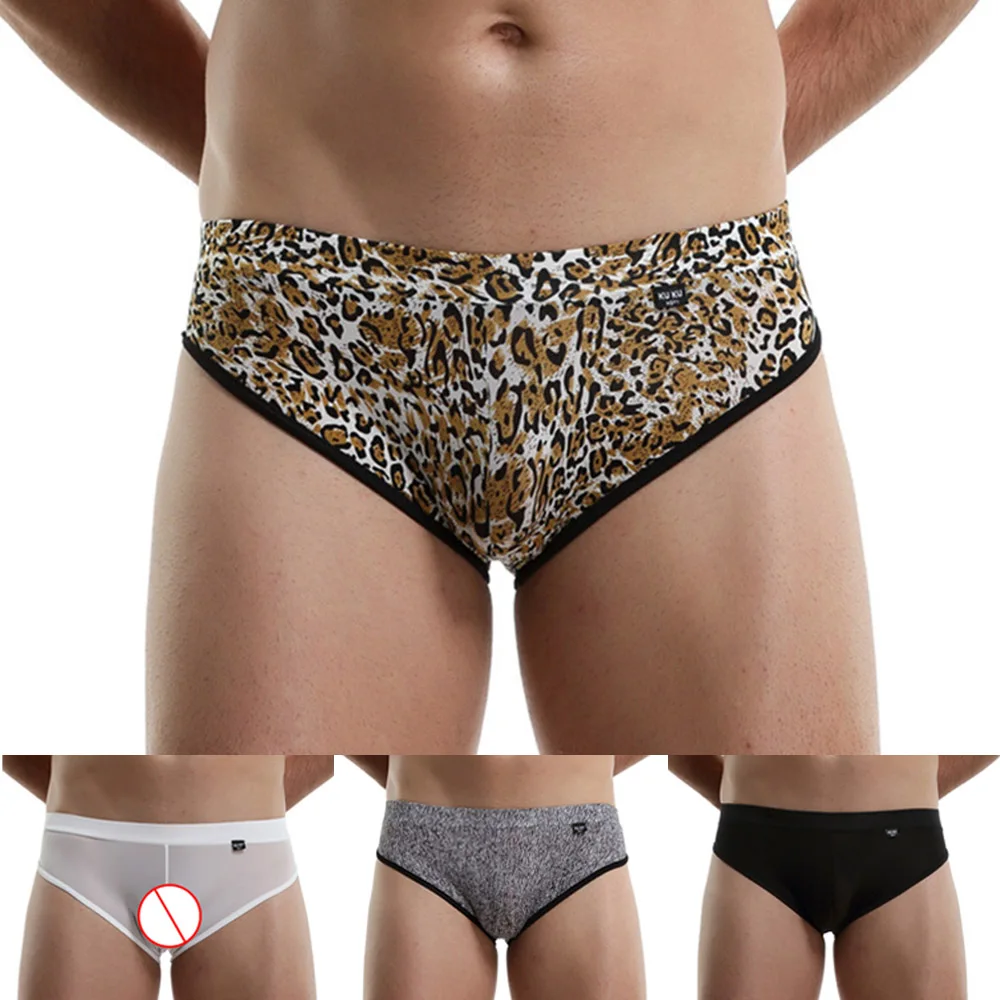 

Горячие Мужские сексуальные Трусы с низкой посадкой из ледяного шелка трусики бикини нижнее белье/Трусы брифы Мужское эротическое нижнее б...