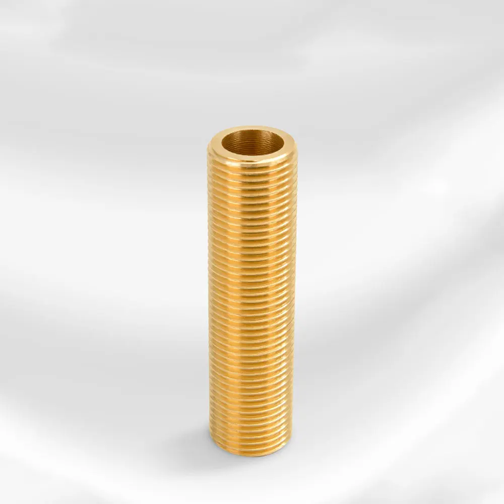 

Lengthen Brass Pipe Hex Nipple Fitting Quick Coupler Adapter 1/8 1/4 1/2 3/4 BSP Full Thread Extension Water Oil Gas Connector