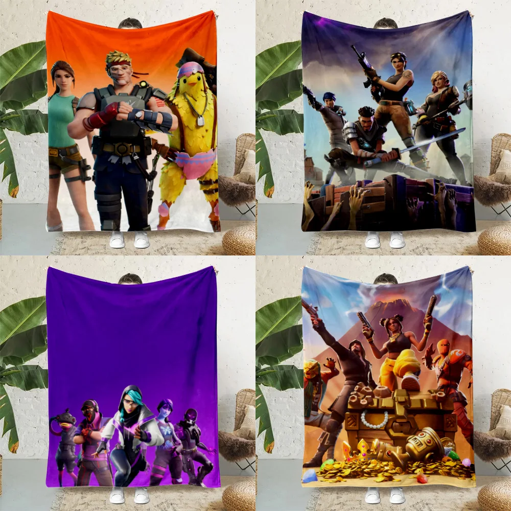 Одеяло для пикника в стиле мультфильма Battle Royals теплое одеяло мягкое и удобное