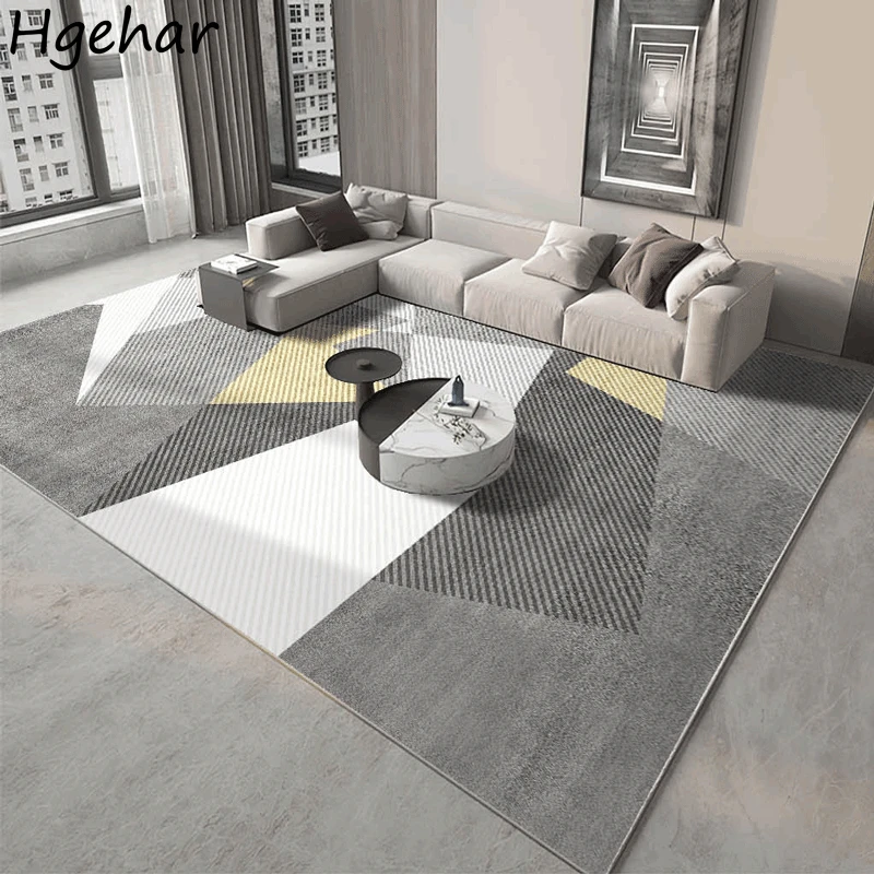 

Простые полосатые прямоугольные ковры, диванные напольные коврики для гостиной, кухонные коврики большого размера с принтом для эркерной з...
