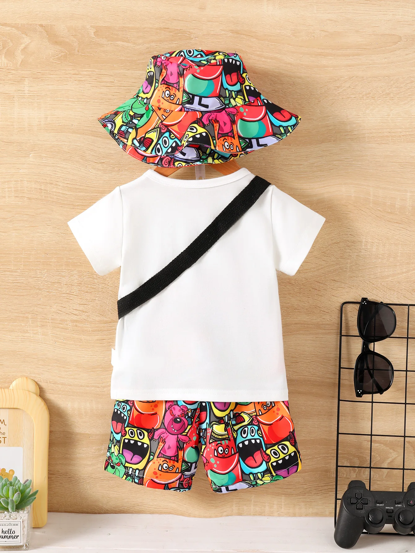 Детские белые футболки для мальчиков Monster Polo Ralph Lauren
