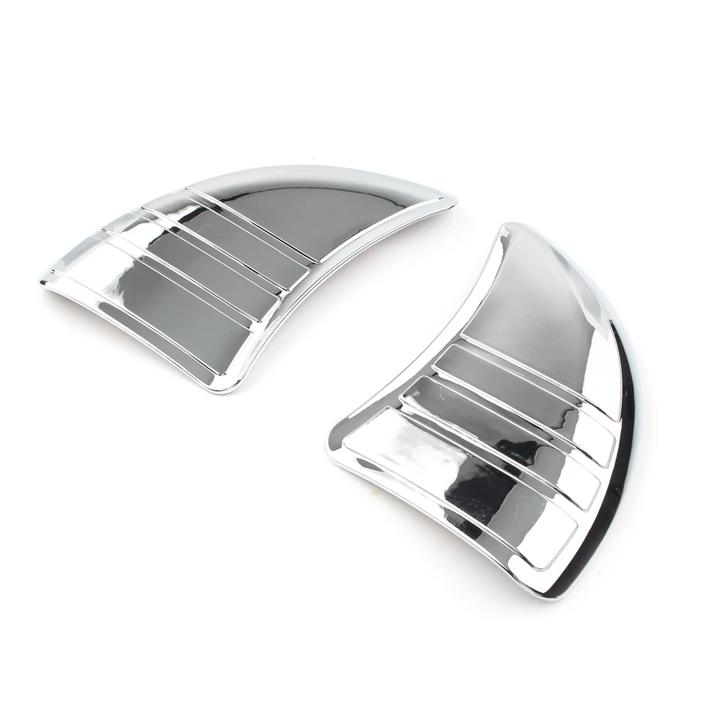 1 пара хромированных трехлинейных внутренних обтекателей для мотоцикла заглушки