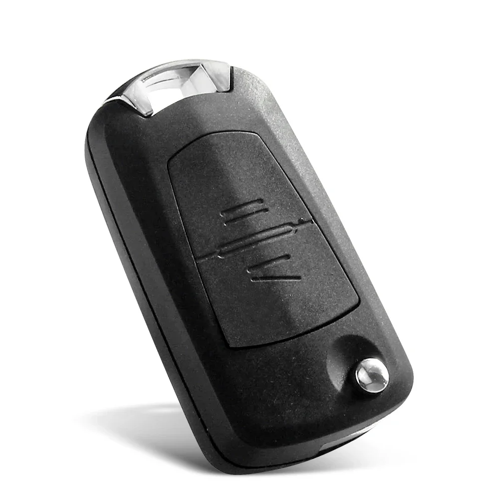 Фото KEYYOU 1 шт., 2 кнопки, складной флип-чехол для дистанционного ключа с необрезанным лезвием для Vauxhall Opel Astra Vectra Zafira, чехол для автомобильного ключа №3