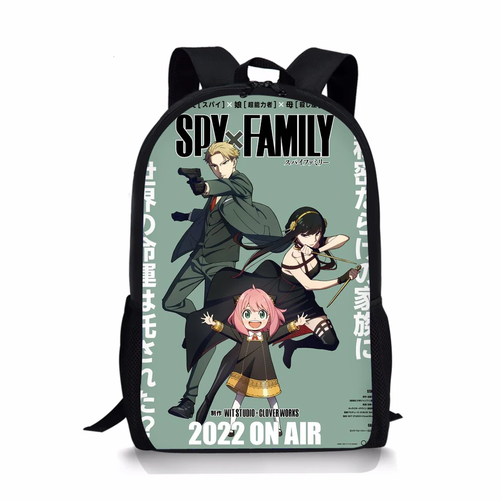 ADVOCATOR Spy Family Pattern School Bags for Boys Girls Teenagers Backpacks Customized Students Book Bags Free Shipping